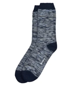 Barbour Mens Socks Bedrock Boot Navy Mix