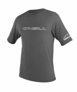 ONEILL MENS BASIC SKINS RASH GUARD - GRAPHITE