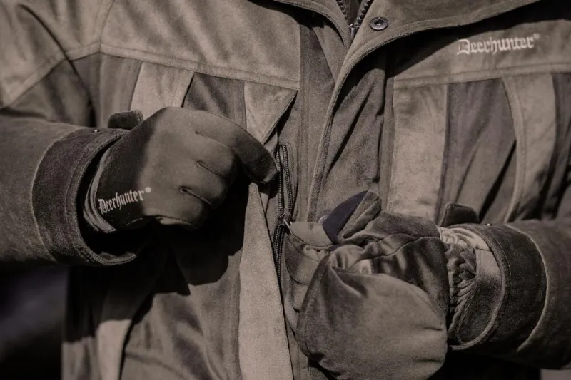 Deerhunter Rusky Silent Gloves Peat - Image 2