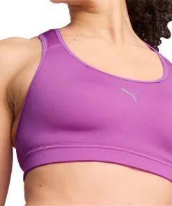 Puma 4KEEPS Womens Running Sports Bra - Purple