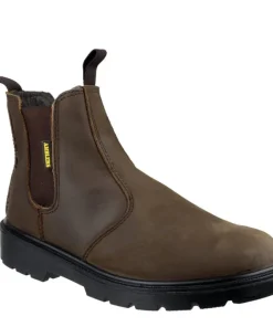 Amblers Safety FS128 Hardwearing Pull On Safety Dealer Boot Brown