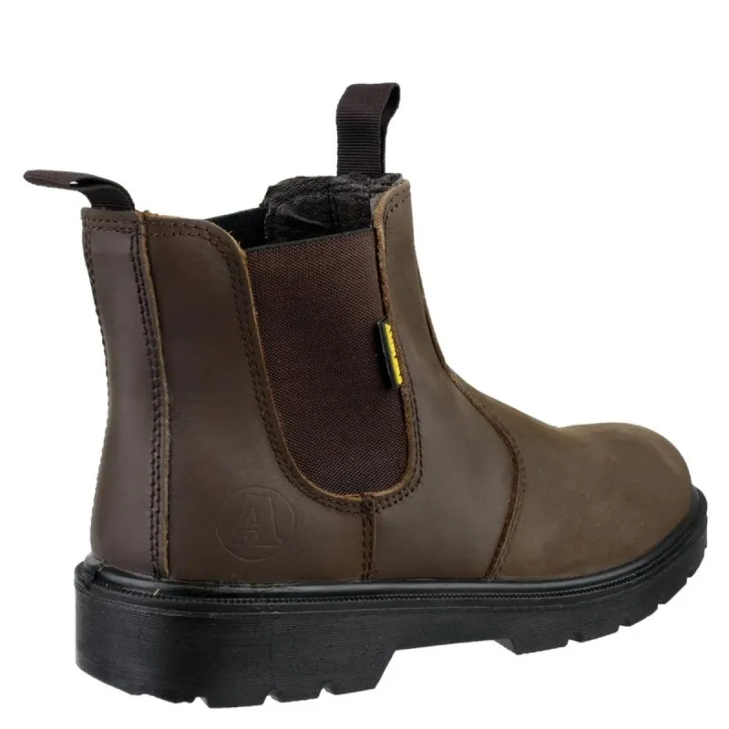 Amblers Safety FS128 Hardwearing Pull On Safety Dealer Boot Brown - Image 2