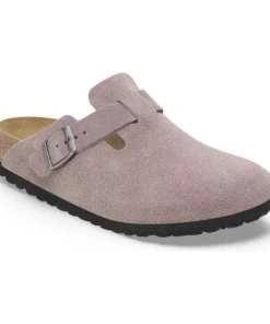 Birkenstock Womens Sandal Boston BS Faded Purple