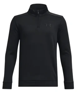 Under Armour Boys Top Armour Fleece ¼ Zip Black
