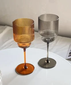 Eclipse Striped Wine Goblet