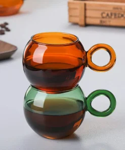 Orbit Ring Glass Mug