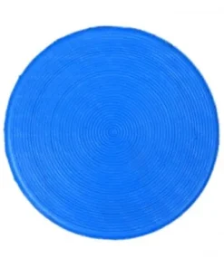 RUBBER CROWN GREEN BOWLS MAT - 5 1/2' BLUE