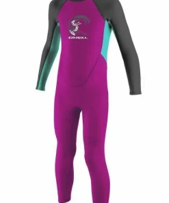 ONEILL TODDLER GIRLS REACTOR 2MM FULL WETSUIT-BERRY