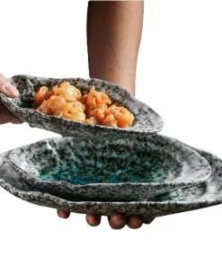 Artisan Shell Serving Plates