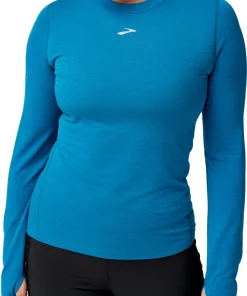 Brooks High Point Long Sleeve Womens Running Top - Blue