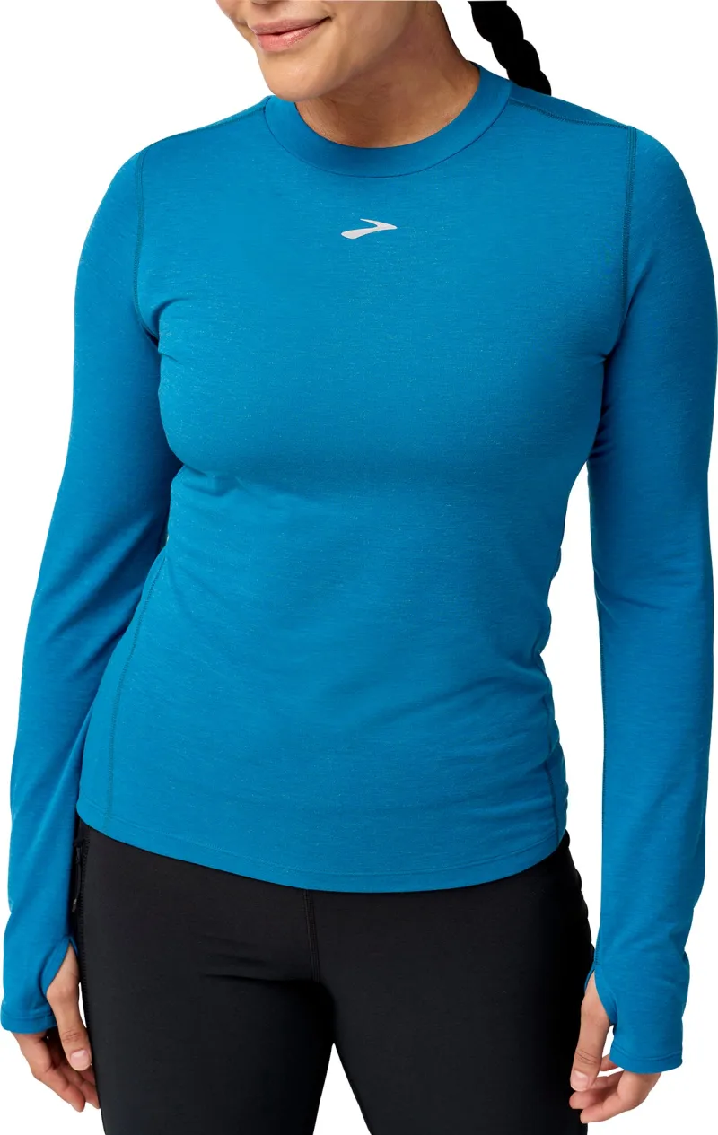 Brooks High Point Long Sleeve Womens Running Top - Blue