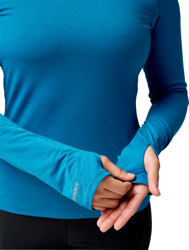 Brooks High Point Long Sleeve Womens Running Top - Blue - Image 3