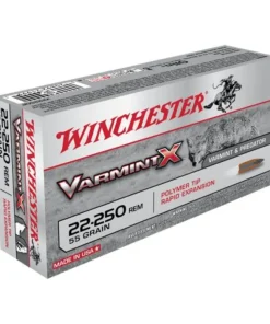 Winchester .22-250 Varmint X 55gr 20pk