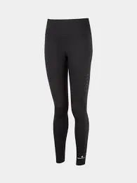 RONHILL WOMENS CORE TIGHT - BLACK/BRIGHT WHITE