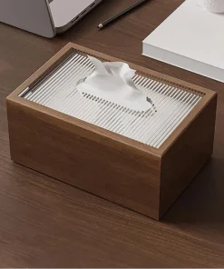 Arcan Wood Tissue Box