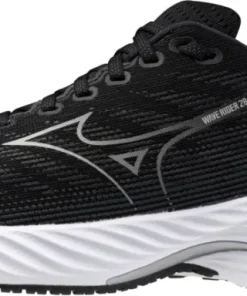 Mizuno Wave Rider 28 WIDE FIT (D) Womens Running Shoes - Black
