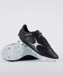 GILBERT SIDESTEP X15 LO 6STUD RUGBY BOOT BLACK