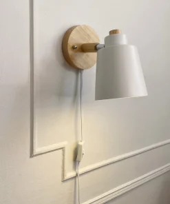 Rotating Reading Lamp with Plug - Final Sale