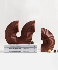 Modern Arch Bookend Sculptures