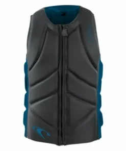 ONEILL MEN'S SLASHER COMP IMPACT VEST-GRAPHITE/BLUE