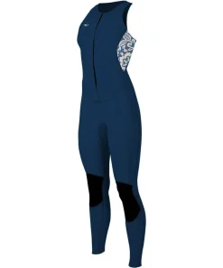 ONEILL WOMENS BAHIA 1.5MM SLEEVELESS WETSUIT-NAVY/CHRISTINA FLORAL