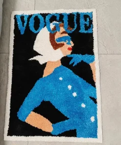 A-la Mode Magazine Tufted Rug