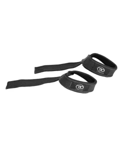 FIT MAD PADDED LIFTING STRAPS BLACK
