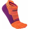 Hilly Toe Running Socklet - Orange