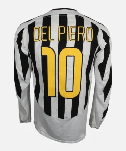 2003-04 Juventus Home Shirt Del Piero 10 long sleeve [Good] L
