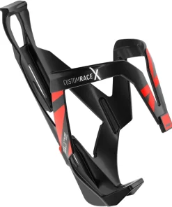 Elite Custom Race X Resin Bottle Cage - Black and Red