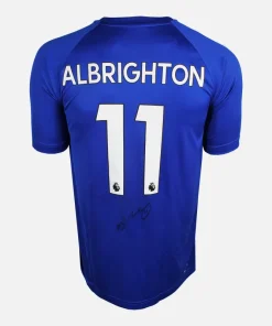 Marc Albrighton Signed Leicester City Shirt Home [11]