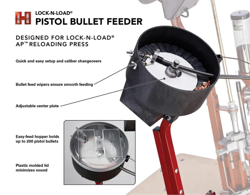 Hornady Lock-N-Load® AP™ Pistol Bullet Feeder 220 Vt