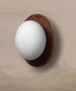 Walnut Nest Wall Sconce