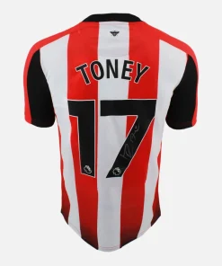 Ivan Toney Signed Brentford Shirt 2023-25 Home [17]