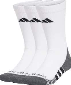 adidas Performance ClimaCool (3 Pack) Cushioned Crew Socks - White