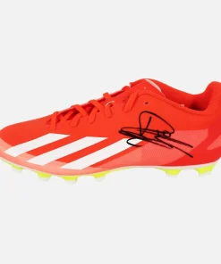 Clarence Seedorf Signed Football Boot Adidas Orange [Left]