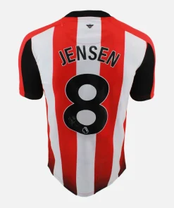 Mathias Jensen Signed Brentford Shirt 2023-25 Home [8]