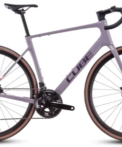 Cube Attain C:62 Race Carbon Road Bike 2025 - Plum Grey