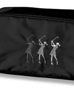SURPRIZESHOP BLACK LADY GOLF SHOE BAG