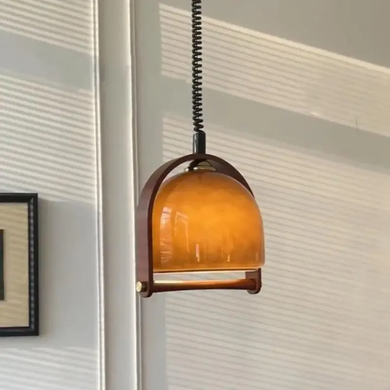 Espresso Cove Glass Pendant Light