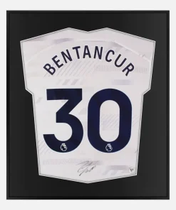 Framed Bentancur Signed Shirt, Tottenham Hotspur Home [Lite]