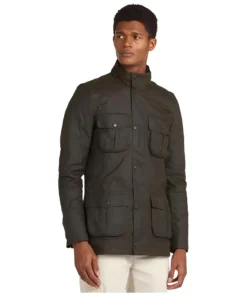 Barbour Mens Jacket Corbridge Wax Olive