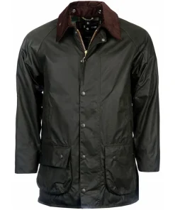 Barbour Mens Jacket Beaufort Wax Sage