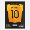 Framed Memphis Depay Signed Netherlands Shirt 2022 World Cup [Classic]
