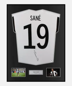 Framed Leroy Sane Signed Germany Shirt Home 2022-23 [Classic]