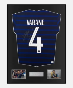 Framed Raphael Varane Signed France Shirt Home 2020-21 [Classic]
