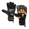 PRECISION FUSION X ROLL FINGER PROTECT GOAL KEEPER GLOVE BLACK/ ORANGE