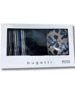 Bugatti Mens Socks 3 Pack 6394 Navy
