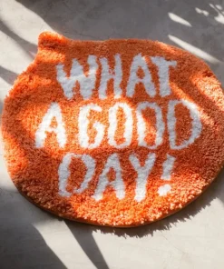 What a Good Day Bath Mat & Rug