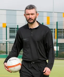 PRECISION REFEREE LONG SLEEVE SHIRT BLACK/WHITE